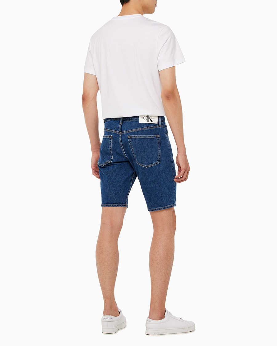 325536 캘빈클라인 진(CALVIN KLEIN JEANS) 남 미드블루 레귤러 미드블루 데님 쇼츠 J325536 1A4 - 사이즈 ...