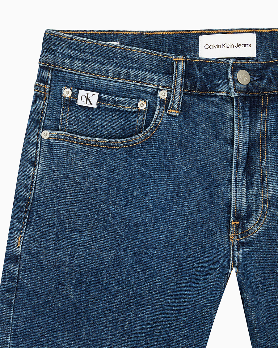 325536 캘빈클라인 진(CALVIN KLEIN JEANS) 남 미드블루 레귤러 미드블루 데님 쇼츠 J325536 1A4 - 사이즈 ...